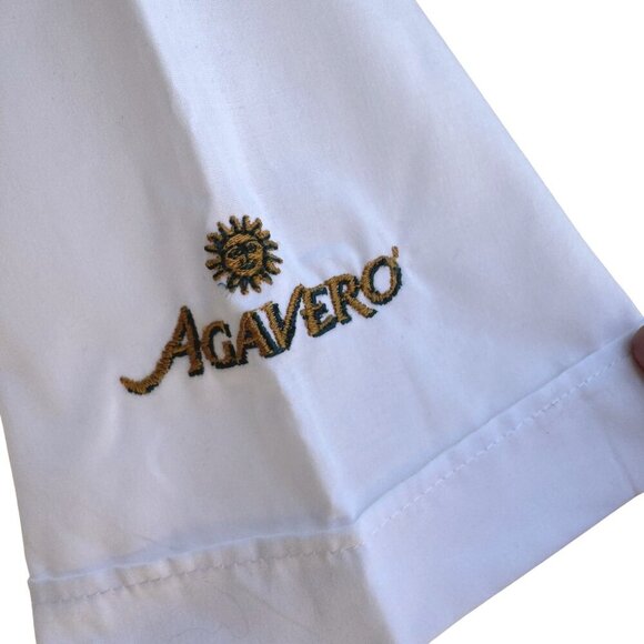 Tropical Breeze Acavero Mens White USBG Embroidered Guayabera Shirt New XL - Picture 7 of 10